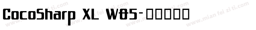 CocoSharp XL W05字体转换